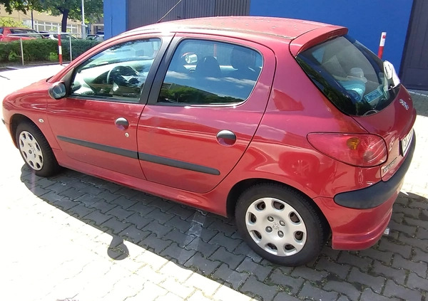 Peugeot 206 cena 4250 przebieg: 67000, rok produkcji 2006 z Katowice małe 4